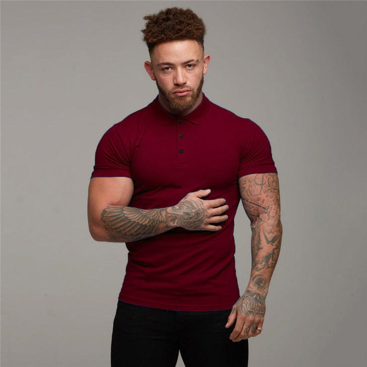 Sports Polo Shirt Summer Short-sleeved Tops Men Clothing null