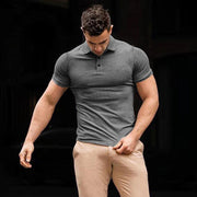 Sports Polo Shirt Summer Short-sleeved Tops Men Clothing null