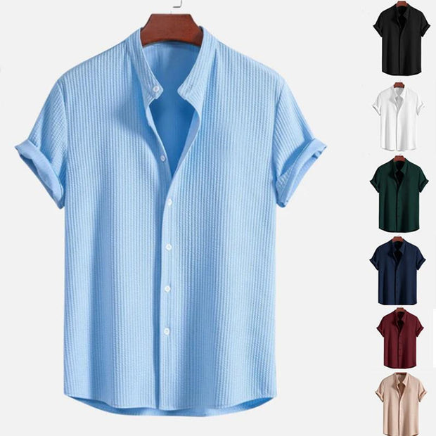 Short Sleeve Loose Shirt for Men | Solare Fashion