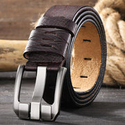 Versatile leather belt for men null