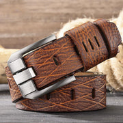 Versatile leather belt for men null