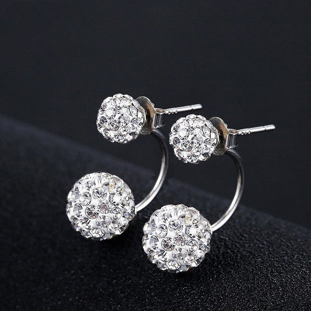 Rhinestone earrings null