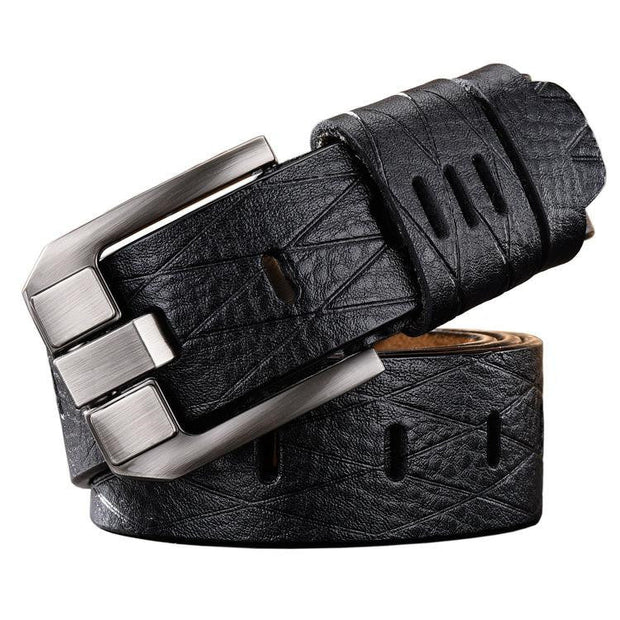 Versatile leather belt for men null