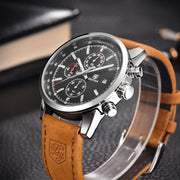 Fashion Casual Watch Mens Watches Men Luxury Brand Quartz Watch Business Leather Men's Watches Clock null