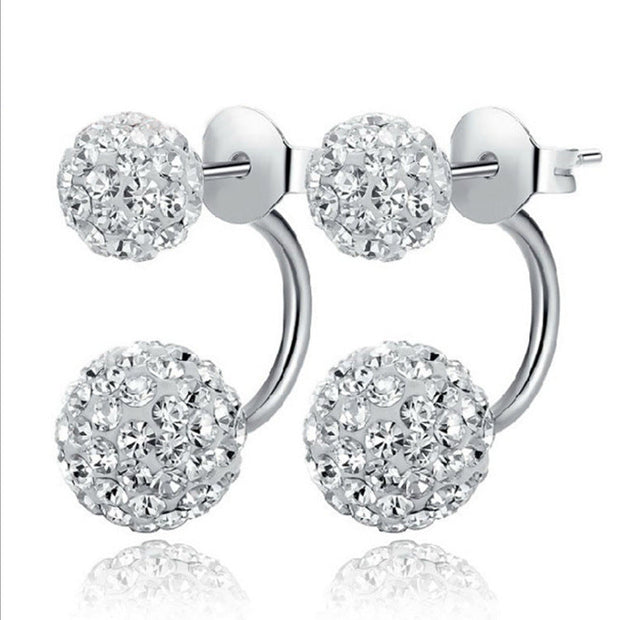 Rhinestone earrings null