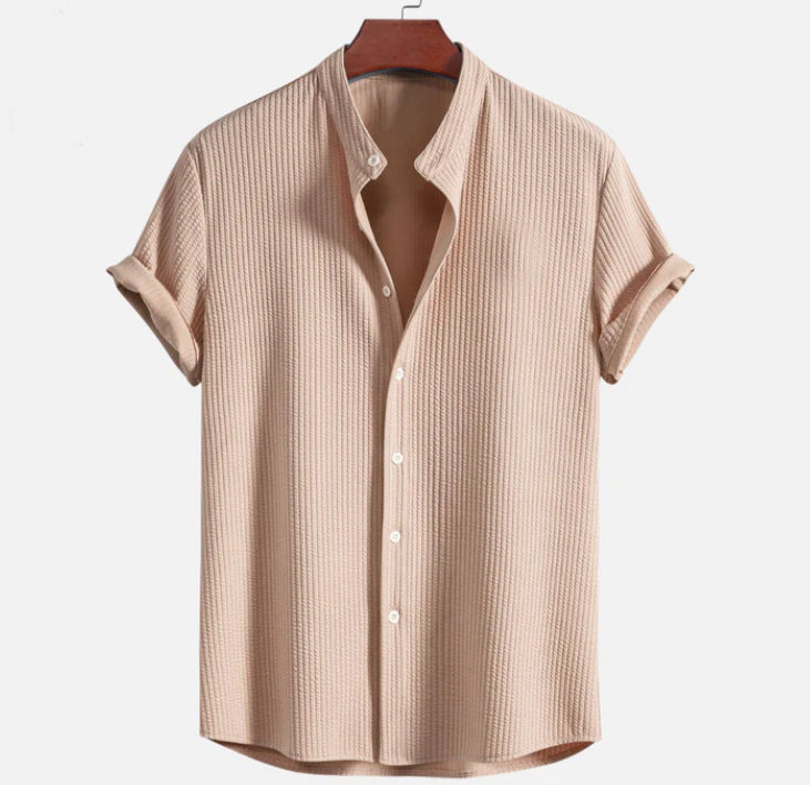 Short Sleeve Loose Shirt for Men | Solare Fashion