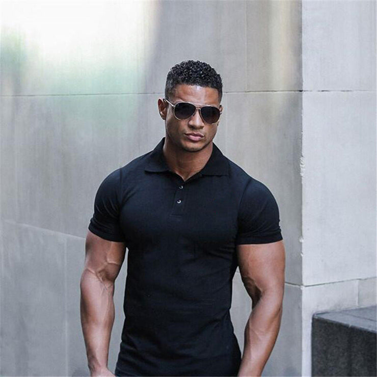 Sports Polo Shirt Summer Short-sleeved Tops Men Clothing null