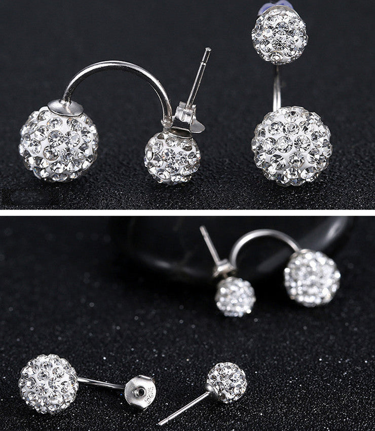 Rhinestone earrings null