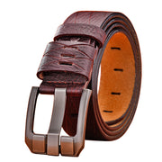 Versatile leather belt for men null