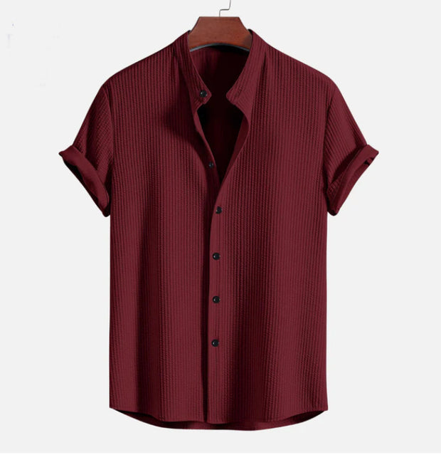 Short Sleeve Loose Shirt for Men | Solare Fashion